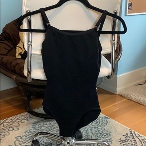 SOLD-Black Capezio Leotard